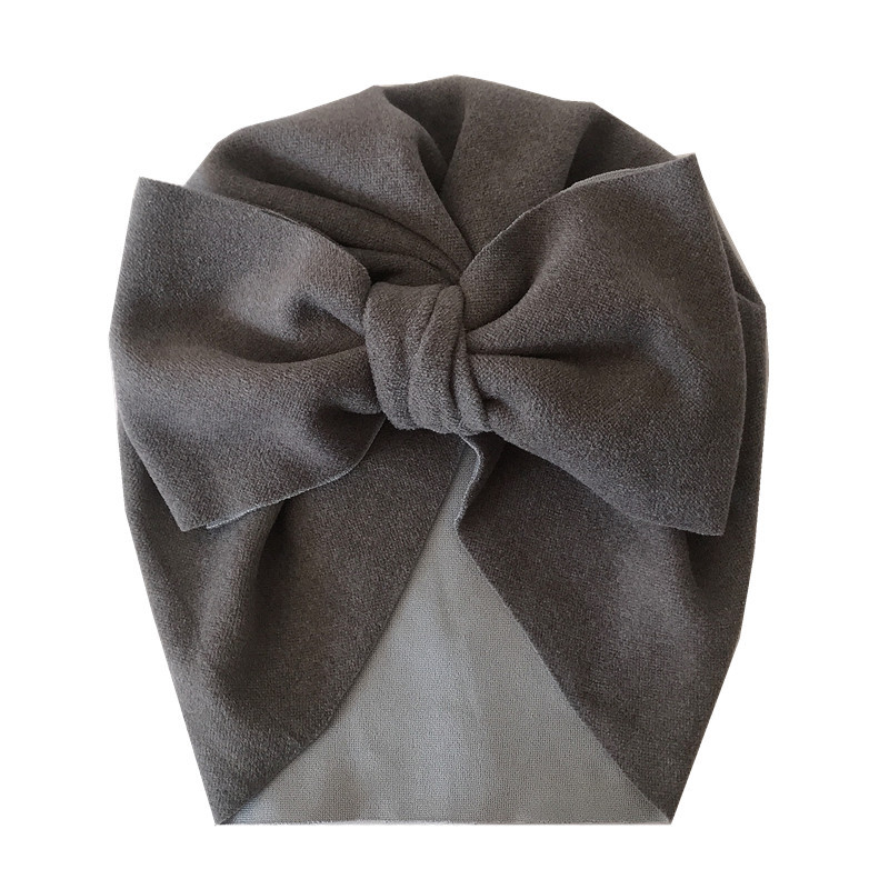 Európai és amerikai őszi és téli gyermek nagy masnis indiai kalap kasmír gyermek pulóver sapka magzati sapka