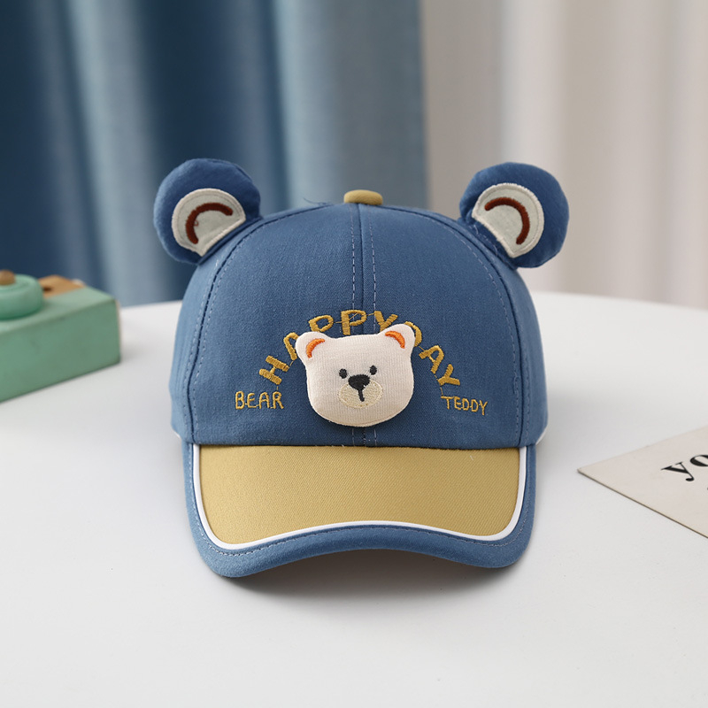 Dječja šilterica s crtićem za male životinje, proljetno/ljetno, jesenska, za bejzbol, vanjska zaštita od sunca, dječji šešir za sunce