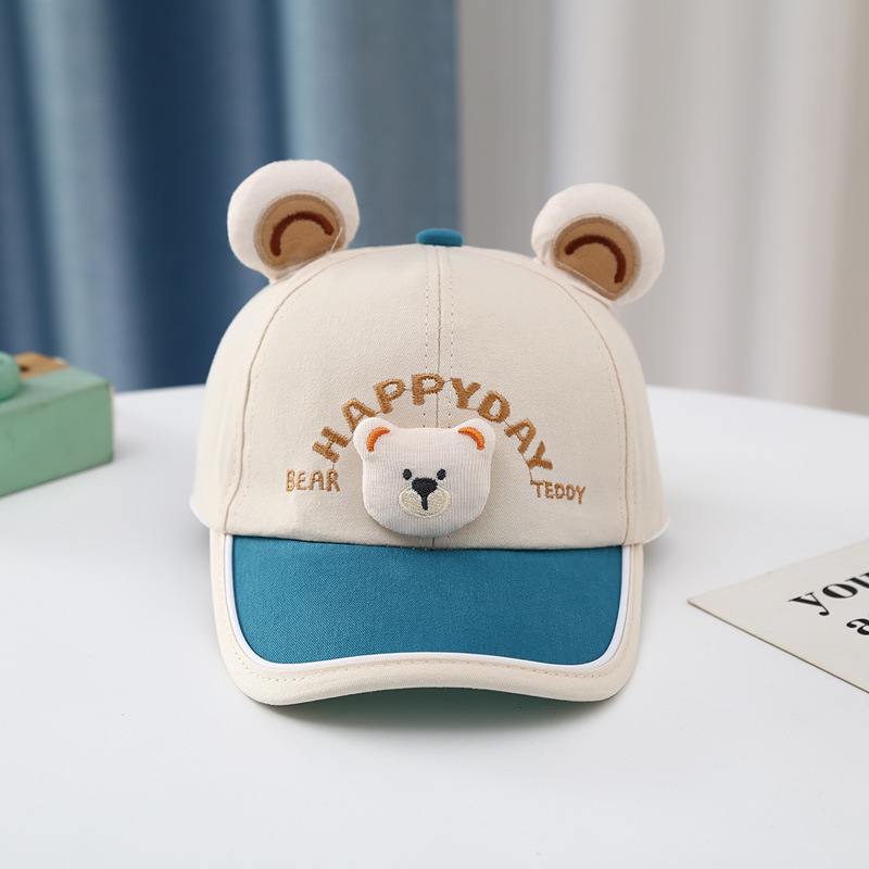 Dječja šilterica s crtićem za male životinje, proljetno/ljetno, jesenska, za bejzbol, vanjska zaštita od sunca, dječji šešir za sunce