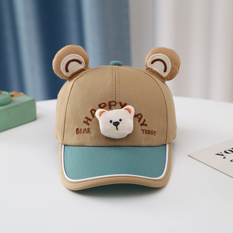 Dječja šilterica s crtićem za male životinje, proljetno/ljetno, jesenska, za bejzbol, vanjska zaštita od sunca, dječji šešir za sunce