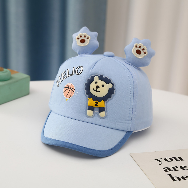 Dječja šilterica s crtićem za male životinje, proljetno/ljetno, jesenska, za bejzbol, vanjska zaštita od sunca, dječji šešir za sunce