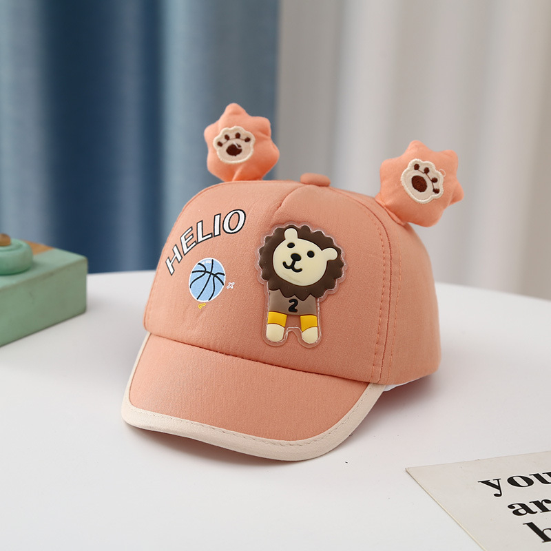 Dječja šilterica s crtićem za male životinje, proljetno/ljetno, jesenska, za bejzbol, vanjska zaštita od sunca, dječji šešir za sunce