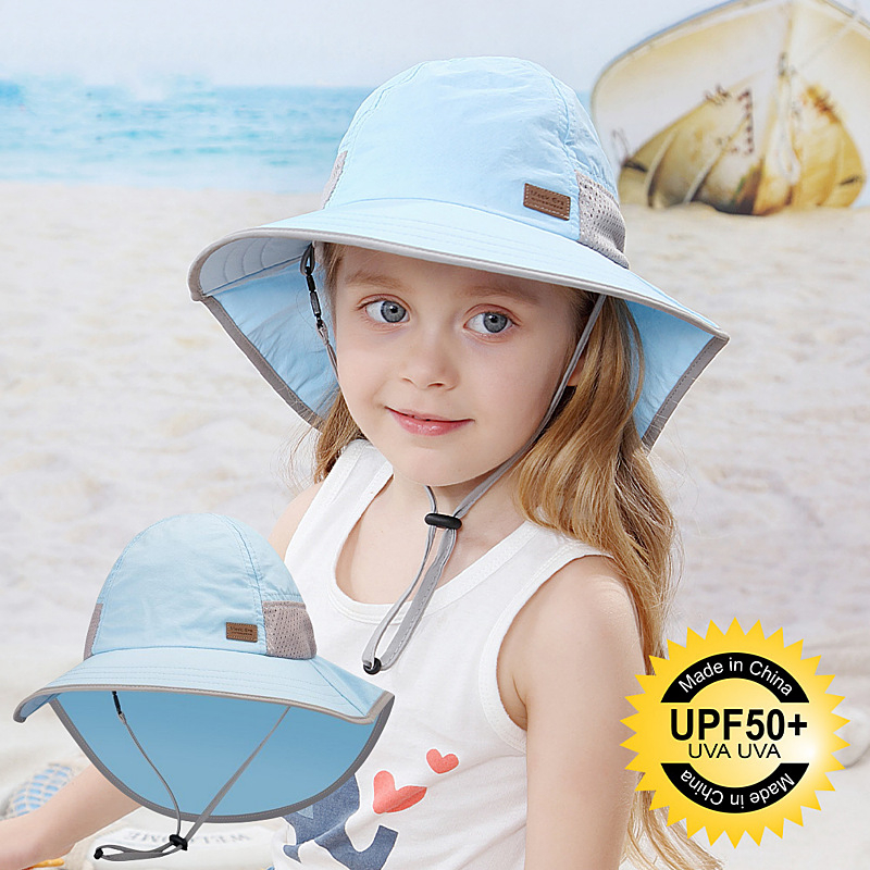 Παιδικό Καλοκαιρινό Καπέλο Ηλίου για Μωρό, Καπέλο Ηλίου, Λεπτό Καπέλο Ηλίου για Αγόρια και Κορίτσια, Καπέλο Ψαρά με Μεγάλο Γείσο