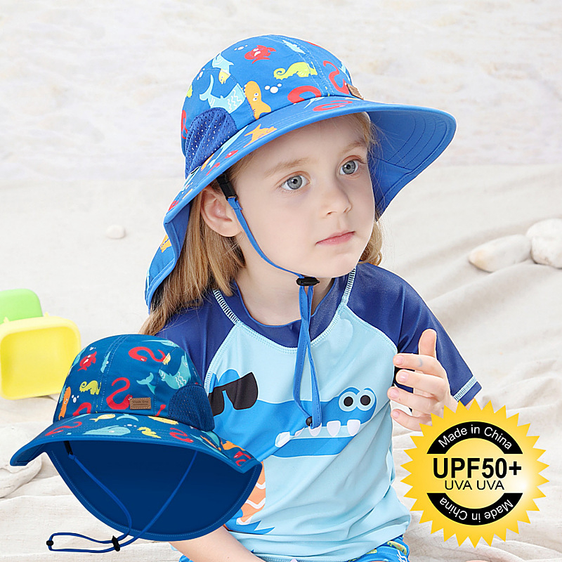Παιδικό Καλοκαιρινό Καπέλο Ηλίου για Μωρό, Καπέλο Ηλίου, Λεπτό Καπέλο Ηλίου για Αγόρια και Κορίτσια, Καπέλο Ψαρά με Μεγάλο Γείσο