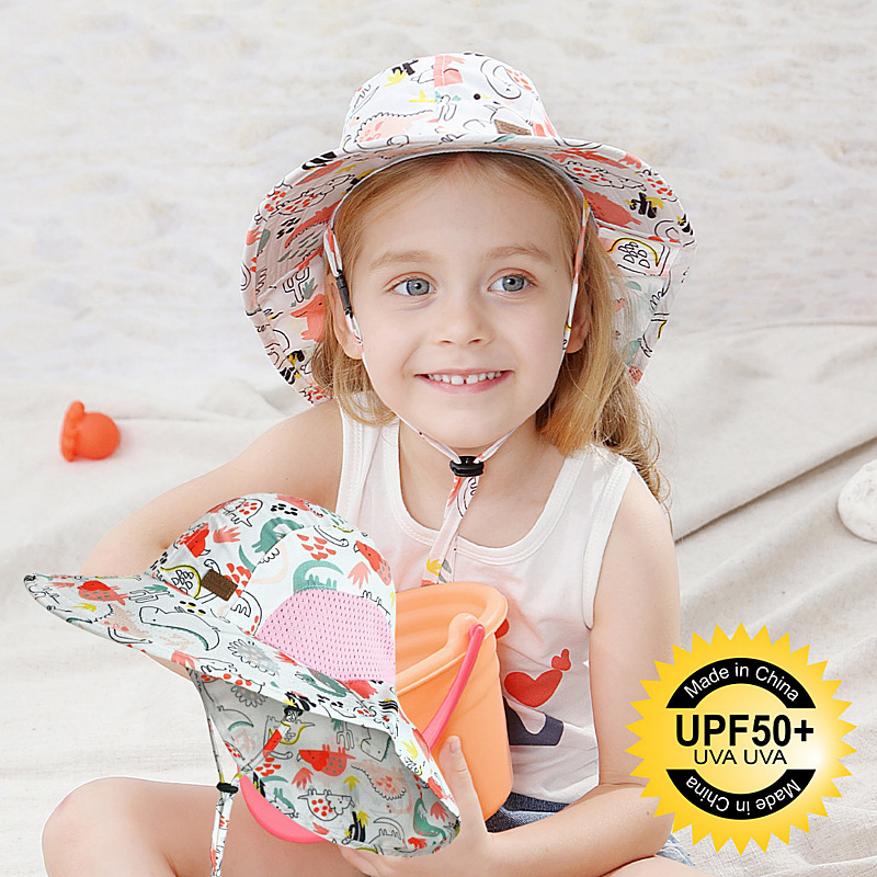 Παιδικό Καλοκαιρινό Καπέλο Ηλίου για Μωρό, Καπέλο Ηλίου, Λεπτό Καπέλο Ηλίου για Αγόρια και Κορίτσια, Καπέλο Ψαρά με Μεγάλο Γείσο