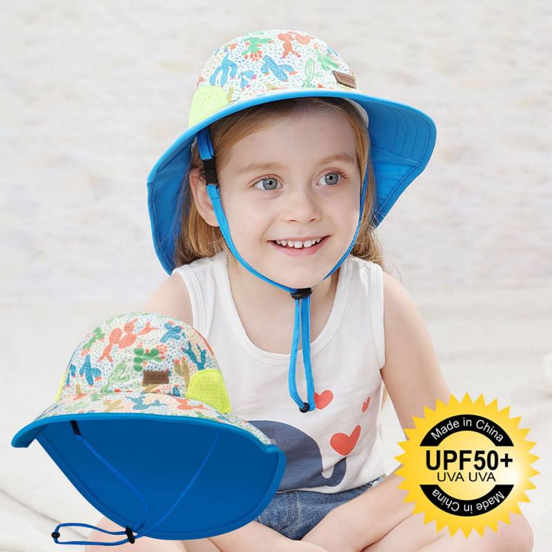 Παιδικό Καλοκαιρινό Καπέλο Ηλίου για Μωρό, Καπέλο Ηλίου, Λεπτό Καπέλο Ηλίου για Αγόρια και Κορίτσια, Καπέλο Ψαρά με Μεγάλο Γείσο
