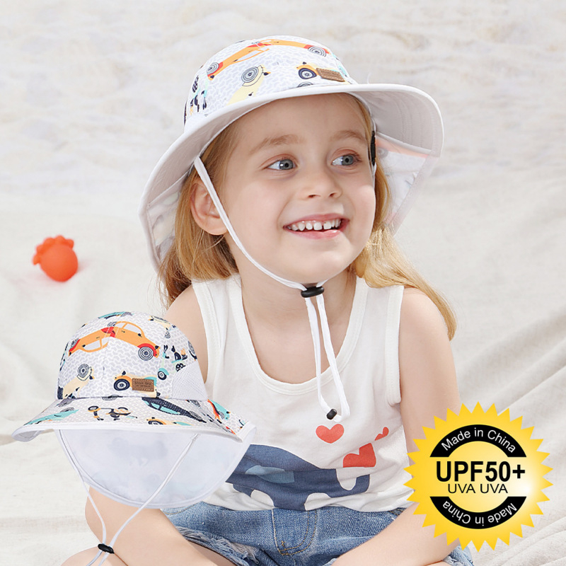 Παιδικό Καλοκαιρινό Καπέλο Ηλίου για Μωρό, Καπέλο Ηλίου, Λεπτό Καπέλο Ηλίου για Αγόρια και Κορίτσια, Καπέλο Ψαρά με Μεγάλο Γείσο
