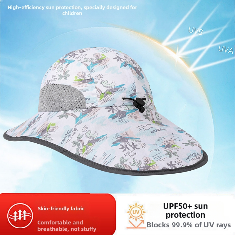 Παιδικό Καλοκαιρινό Καπέλο Ηλίου για Μωρό, Καπέλο Ηλίου, Λεπτό Καπέλο Ηλίου για Αγόρια και Κορίτσια, Καπέλο Ψαρά με Μεγάλο Γείσο