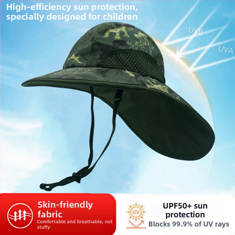 Παιδικό Καλοκαιρινό Καπέλο Ηλίου για Μωρό, Καπέλο Ηλίου, Λεπτό Καπέλο Ηλίου για Αγόρια και Κορίτσια, Καπέλο Ψαρά με Μεγάλο Γείσο