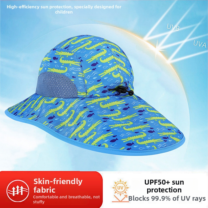Παιδικό Καλοκαιρινό Καπέλο Ηλίου για Μωρό, Καπέλο Ηλίου, Λεπτό Καπέλο Ηλίου για Αγόρια και Κορίτσια, Καπέλο Ψαρά με Μεγάλο Γείσο