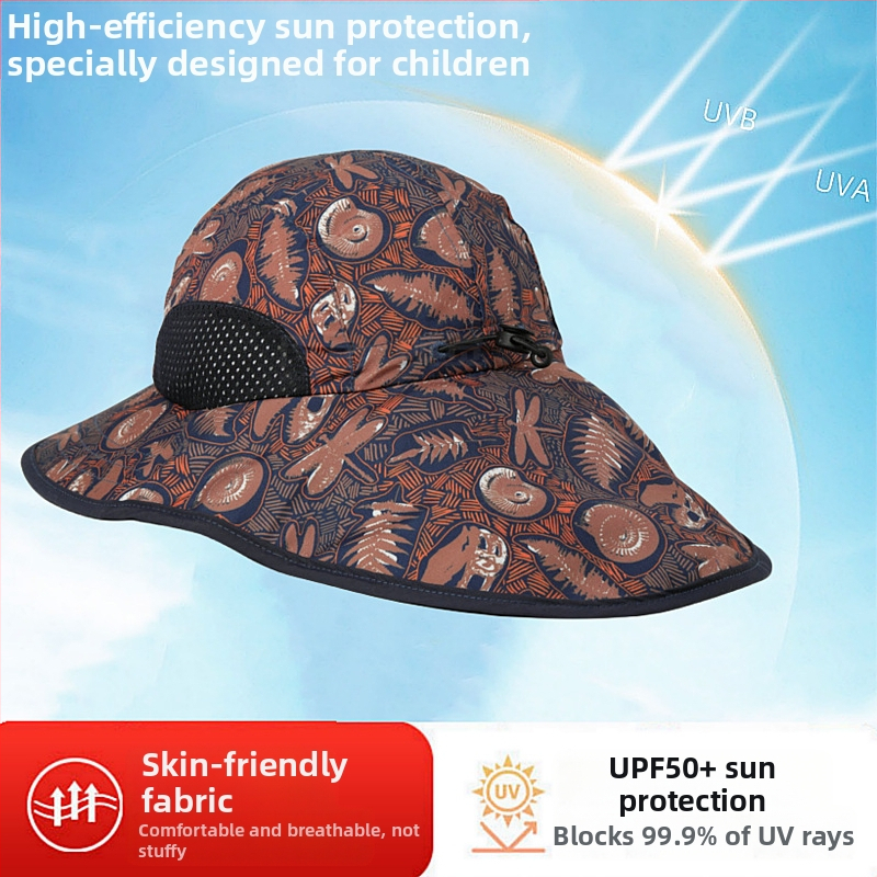 Παιδικό Καλοκαιρινό Καπέλο Ηλίου για Μωρό, Καπέλο Ηλίου, Λεπτό Καπέλο Ηλίου για Αγόρια και Κορίτσια, Καπέλο Ψαρά με Μεγάλο Γείσο