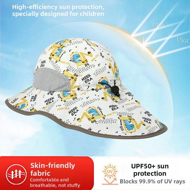 Παιδικό Καλοκαιρινό Καπέλο Ηλίου για Μωρό, Καπέλο Ηλίου, Λεπτό Καπέλο Ηλίου για Αγόρια και Κορίτσια, Καπέλο Ψαρά με Μεγάλο Γείσο