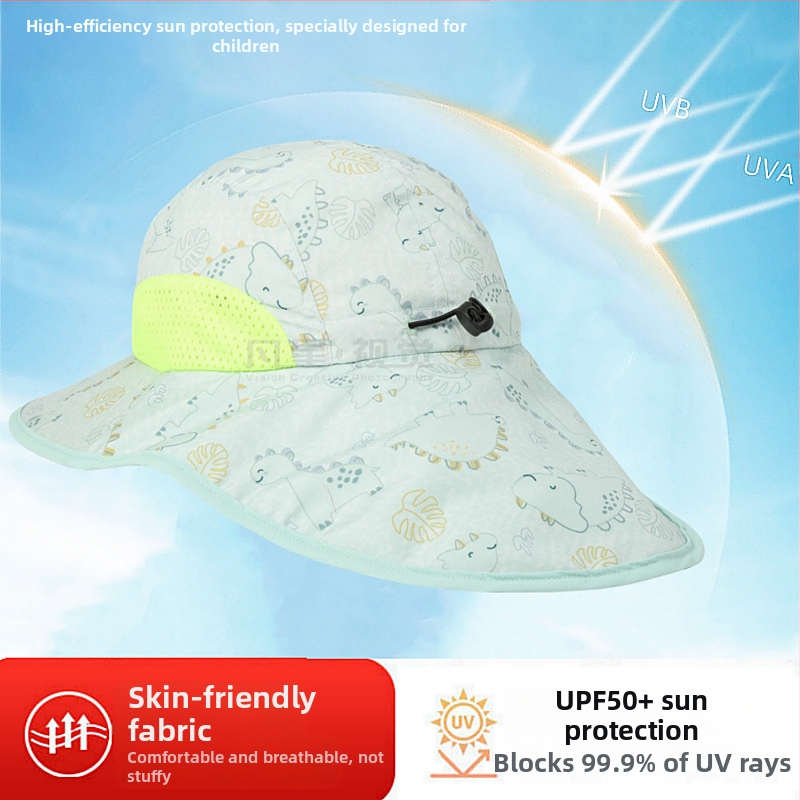 Παιδικό Καλοκαιρινό Καπέλο Ηλίου για Μωρό, Καπέλο Ηλίου, Λεπτό Καπέλο Ηλίου για Αγόρια και Κορίτσια, Καπέλο Ψαρά με Μεγάλο Γείσο