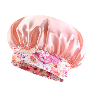 Dječja okrugla satenska kapa s printom, traka za glavu, dječja noćna kapa, kapa za njegu kose JDKB-21A-3