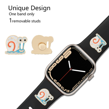 Sobib Apple Watchi dekoratiivsõrmusele Apple Watchi nutikale silikoonrihmale teemantkangaga dekoratiivse pandlaga dekoratiivnaeltega