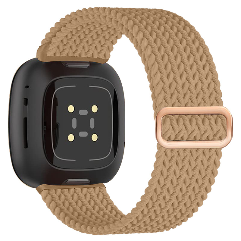 Tinka „Fitbit Versa3/4“ išmaniojo laikrodžio dirželiui „Sense Phoebe“, pakeičiamam apyrankės dirželiui, elastingam nailono dirželiui.