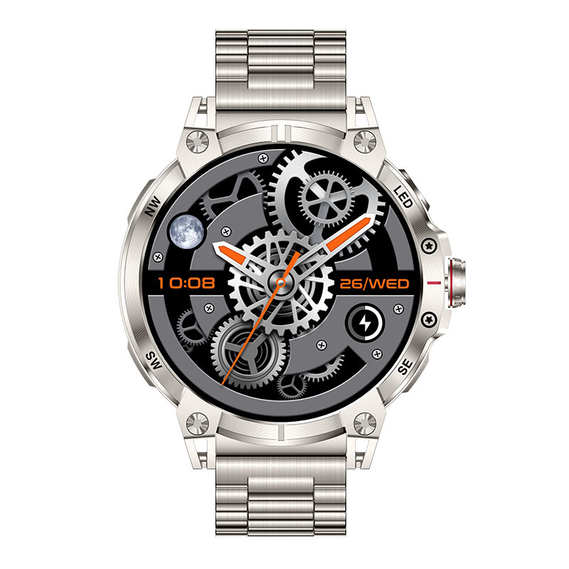 Piiriülene Kc89 nutikell, pulsisageduse kompass, taskulamp, nutikas äratuskell, Bluetooth-kõne, välistingimustes sportimiseks mõeldud kell