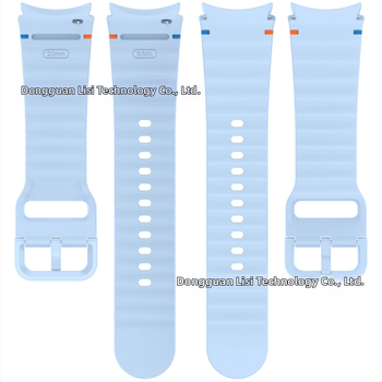 „Lisizawa“ tinka „Samsung Galaxy Watch 7 Wavy Line Strap“ – „Watchfe/456“ silikoniniam dirželiui.