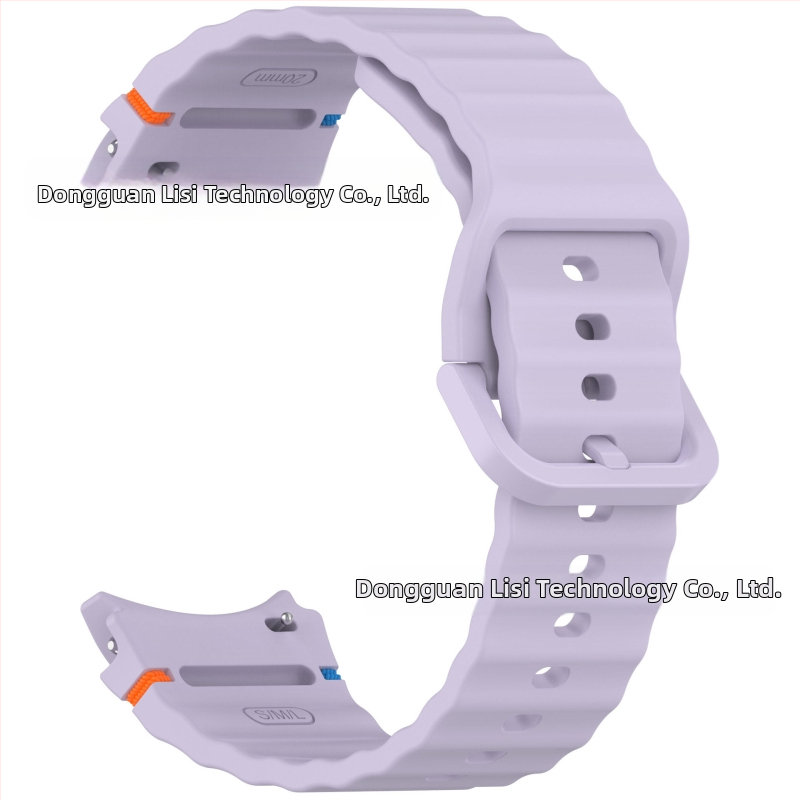 „Lisizawa“ tinka „Samsung Galaxy Watch 7 Wavy Line Strap“ – „Watchfe/456“ silikoniniam dirželiui.