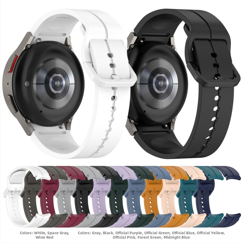 Силиконова каишка за Galaxy Watch 5, официална, за Samsung Watch 5/4, Groove Strap.