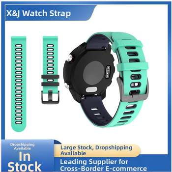 Dvigubos spalvos silikoninis dirželis, skirtas „Xiaomi 20 Strap“, „Jiaming 245 Strap“, „Huawei 22 Wide Huami“ dirželis plokščiai galvai