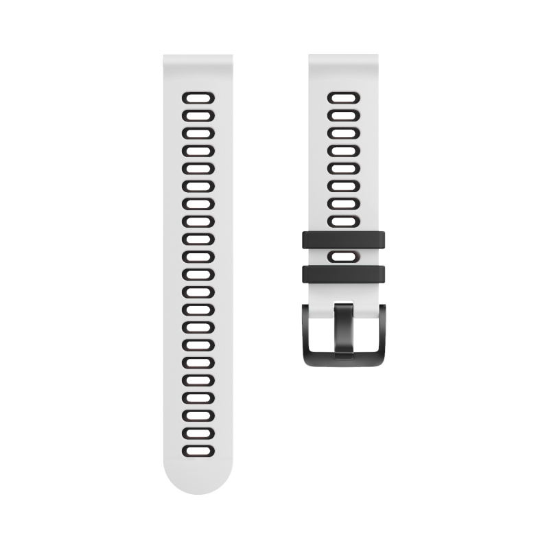 Dvigubos spalvos silikoninis dirželis, skirtas „Xiaomi 20 Strap“, „Jiaming 245 Strap“, „Huawei 22 Wide Huami“ dirželis plokščiai galvai