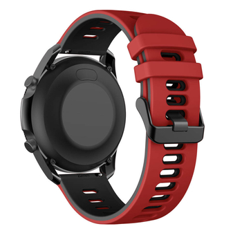 Tinka „Garmin Vivoactive420/22Mm Forerunner255“ dviejų spalvų silikoninis laikrodžio dirželis, suderinamas su „Huawei“