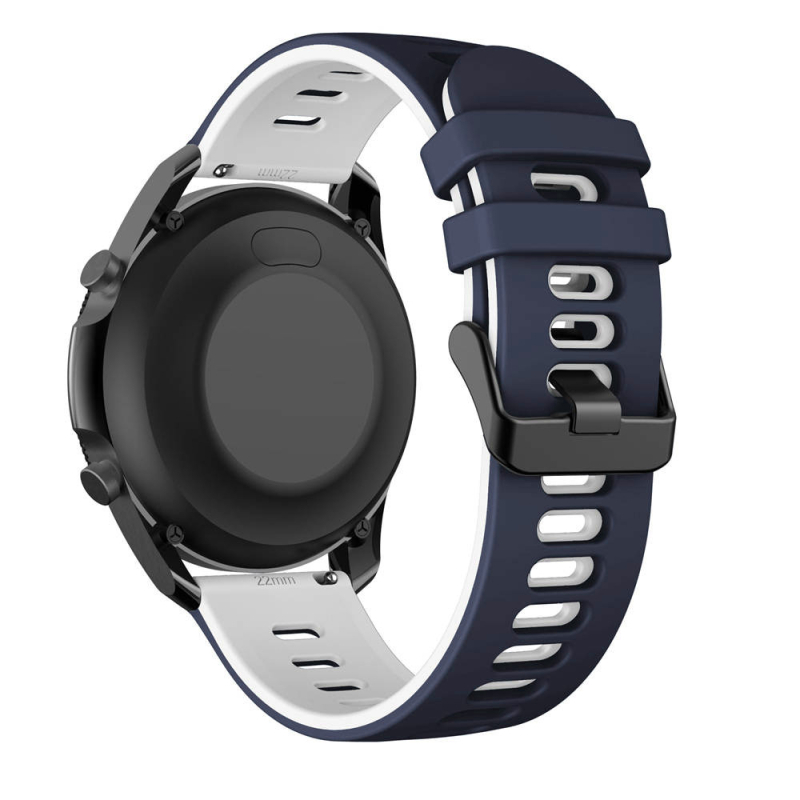 Tinka „Garmin Vivoactive420/22Mm Forerunner255“ dviejų spalvų silikoninis laikrodžio dirželis, suderinamas su „Huawei“