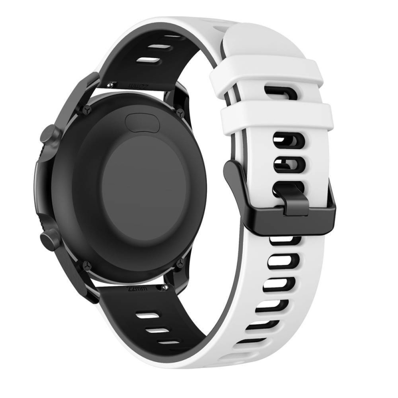 Tinka „Garmin Vivoactive420/22Mm Forerunner255“ dviejų spalvų silikoninis laikrodžio dirželis, suderinamas su „Huawei“