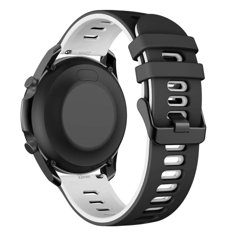 Tinka „Garmin Vivoactive420/22Mm Forerunner255“ dviejų spalvų silikoninis laikrodžio dirželis, suderinamas su „Huawei“