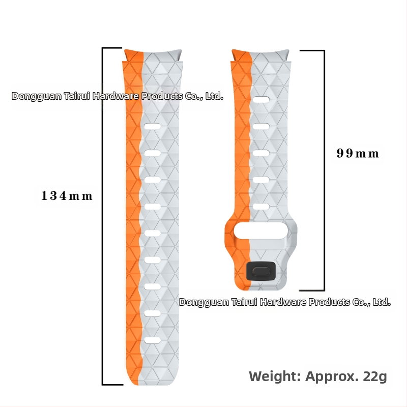 За Samsung Galaxy watch6/5/4 силиконова каишка с футболен мотив watch6classic катарама