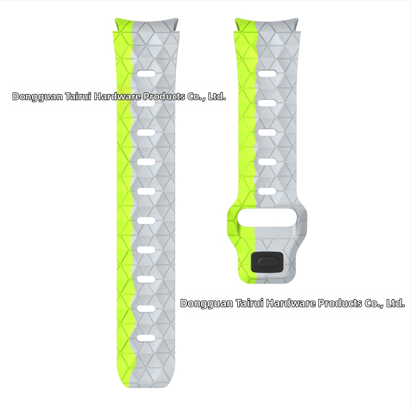 „Samsung Galaxy watch6/5/4“ futbolo stiliaus silikoninis dirželis su sagtimi, skirtas „watch6classic“