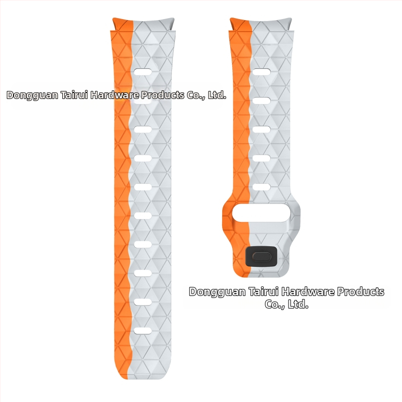 „Samsung Galaxy watch6/5/4“ futbolo stiliaus silikoninis dirželis su sagtimi, skirtas „watch6classic“