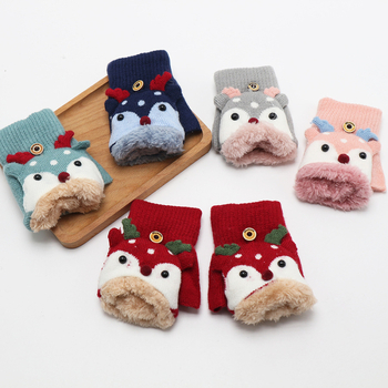 Beebi uued sügis- ja talvekindad, paksendatud soojad poistele ja tüdrukutele, kirjutamiseks, klapitavad, armsad sõrmedega ühendavad beebikindad