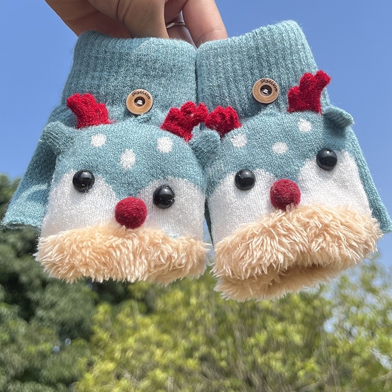 Beebi uued sügis- ja talvekindad, paksendatud soojad poistele ja tüdrukutele, kirjutamiseks, klapitavad, armsad sõrmedega ühendavad beebikindad