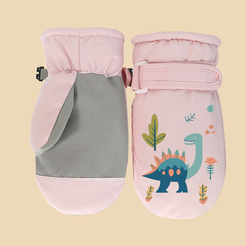 Νέα παιδικά γάντια σκι για διασυνοριακή χρήση 2024, χειμερινά γάντια για μωρά με επένδυση από φλις, αδιάβροχα γάντια για μωρά που στεγνώνουν γρήγορα