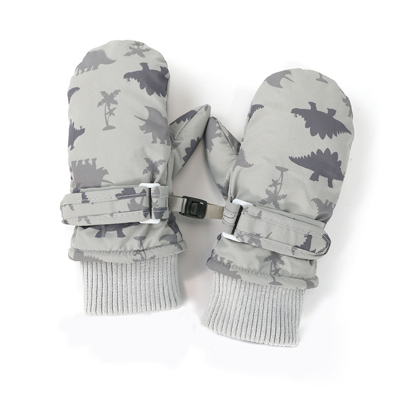 Laste suusakindad, piiriülesed uued beebid, kiiresti kuivavad riidest kindad, fliisvoodriga, paksendatud laste veekindlad soojad kindad