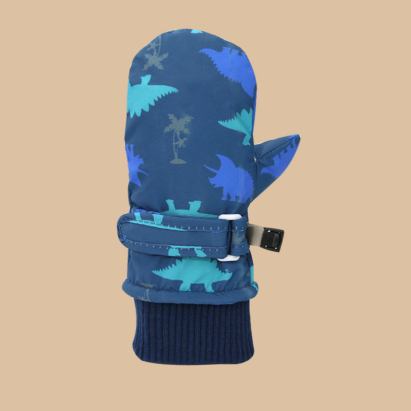 Laste suusakindad, piiriülesed uued beebid, kiiresti kuivavad riidest kindad, fliisvoodriga, paksendatud laste veekindlad soojad kindad