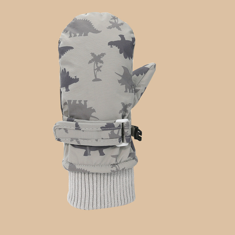 Laste suusakindad, piiriülesed uued beebid, kiiresti kuivavad riidest kindad, fliisvoodriga, paksendatud laste veekindlad soojad kindad