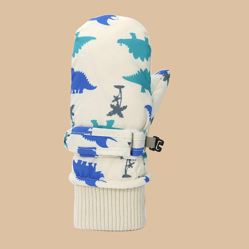 Laste suusakindad, piiriülesed uued beebid, kiiresti kuivavad riidest kindad, fliisvoodriga, paksendatud laste veekindlad soojad kindad