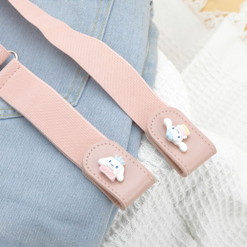 Moteriškas naujas nematomas, elastingas, besiūlis džinsinio stiliaus diržas „Lazy belt“