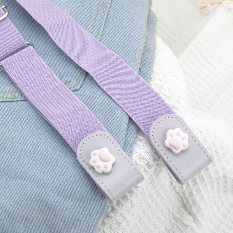 Moteriškas naujas nematomas, elastingas, besiūlis džinsinio stiliaus diržas „Lazy belt“