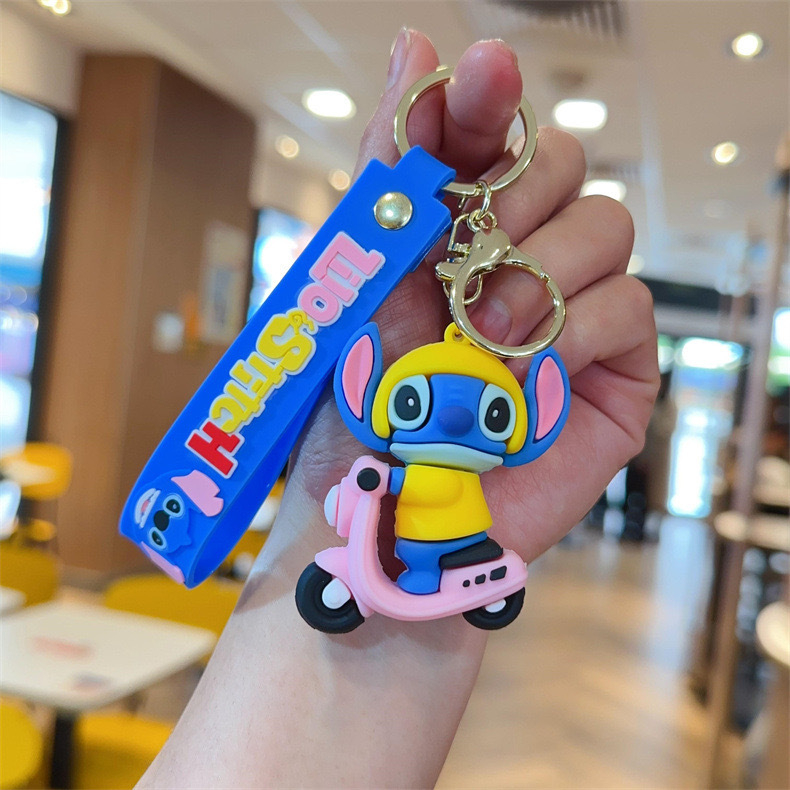 Карикатурна тенденция stilbe серия ключодържател висулка ключодържател за кола видео игра град изискан малък подарък на едро