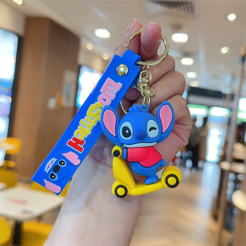 Карикатурна тенденция stilbe серия ключодържател висулка ключодържател за кола видео игра град изискан малък подарък на едро