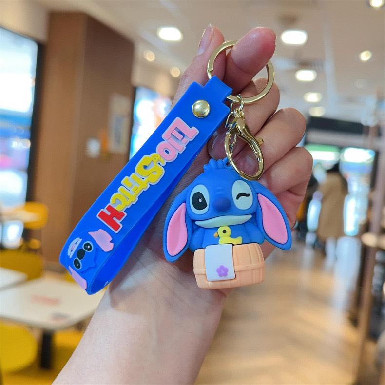 Карикатурна тенденция stilbe серия ключодържател висулка ключодържател за кола видео игра град изискан малък подарък на едро