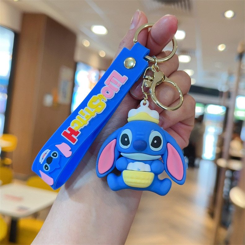 Карикатурна тенденция stilbe серия ключодържател висулка ключодържател за кола видео игра град изискан малък подарък на едро