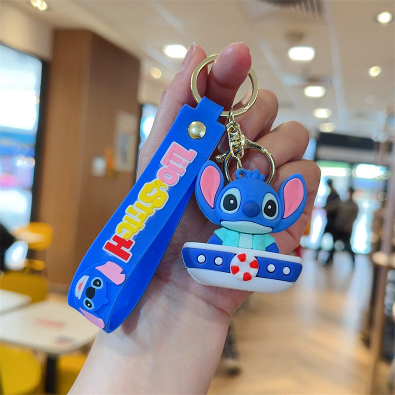 Карикатурна тенденция stilbe серия ключодържател висулка ключодържател за кола видео игра град изискан малък подарък на едро