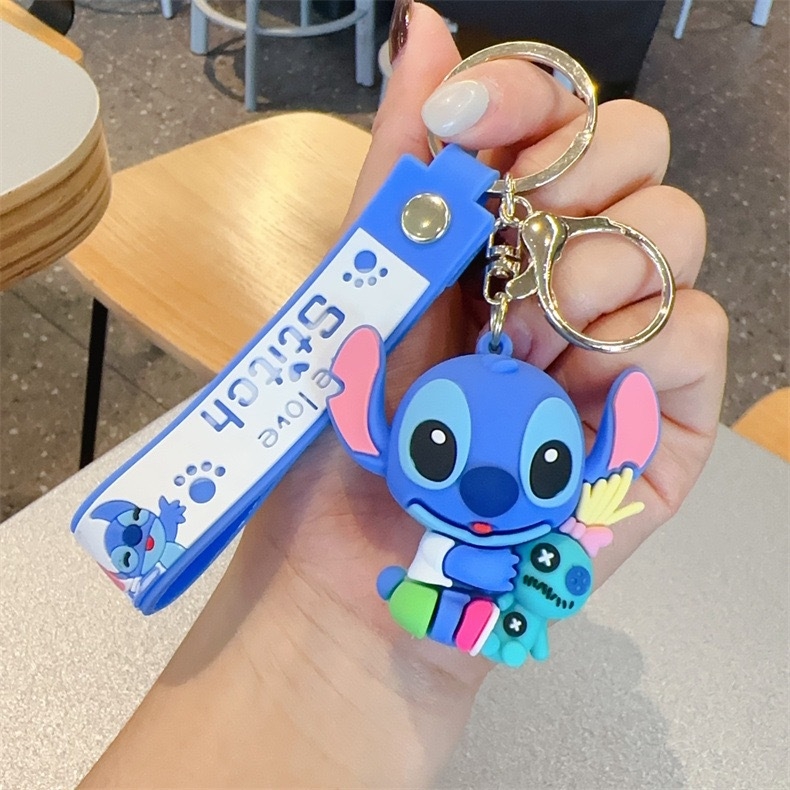 Карикатурна тенденция stilbe серия ключодържател висулка ключодържател за кола видео игра град изискан малък подарък на едро