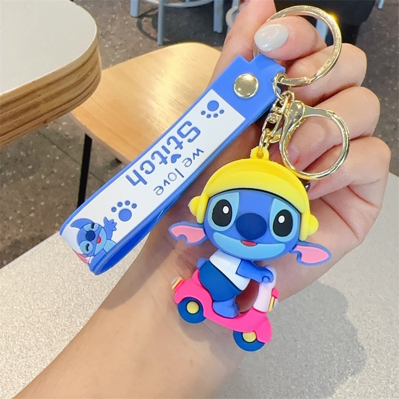 Карикатурна тенденция stilbe серия ключодържател висулка ключодържател за кола видео игра град изискан малък подарък на едро