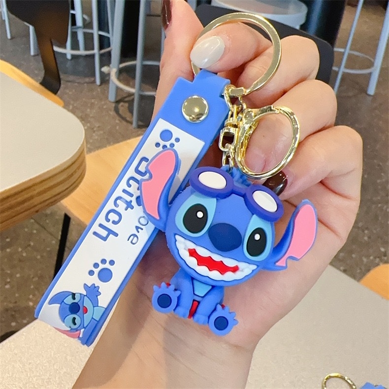 Карикатурна тенденция stilbe серия ключодържател висулка ключодържател за кола видео игра град изискан малък подарък на едро